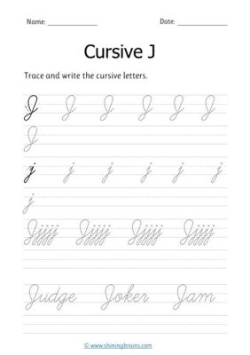 how to write j in cursive: exploring the nuances of letter creation